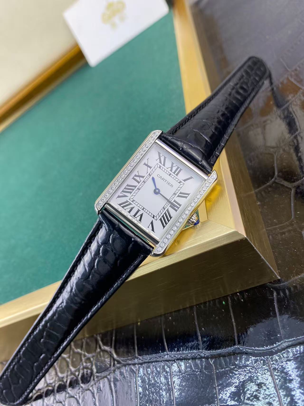 Cartier Tank Diamond Bezel Lady - Image 2