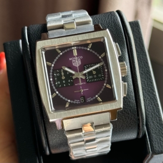 Tag Heuer Monaco purple Dial Limited Edition