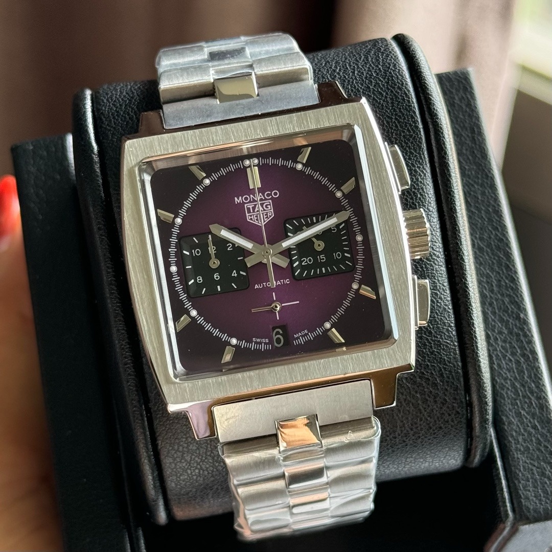 Tag Heuer Monaco purple Dial Limited Edition