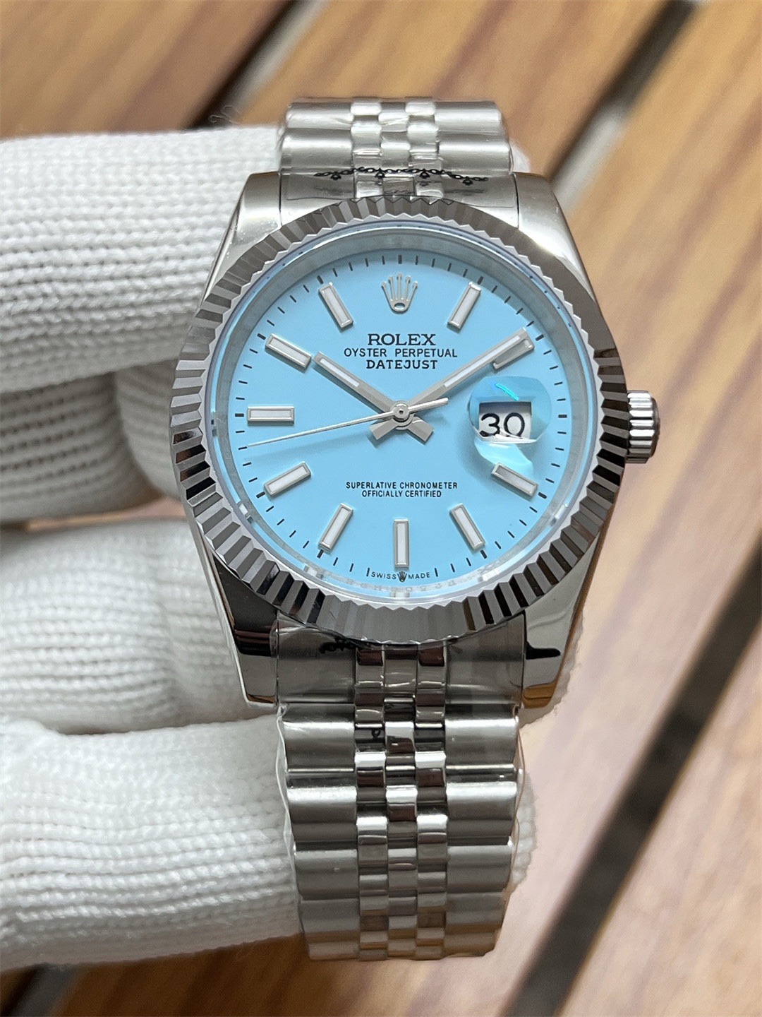 Rolex Datejust Tiffany- - Image 2