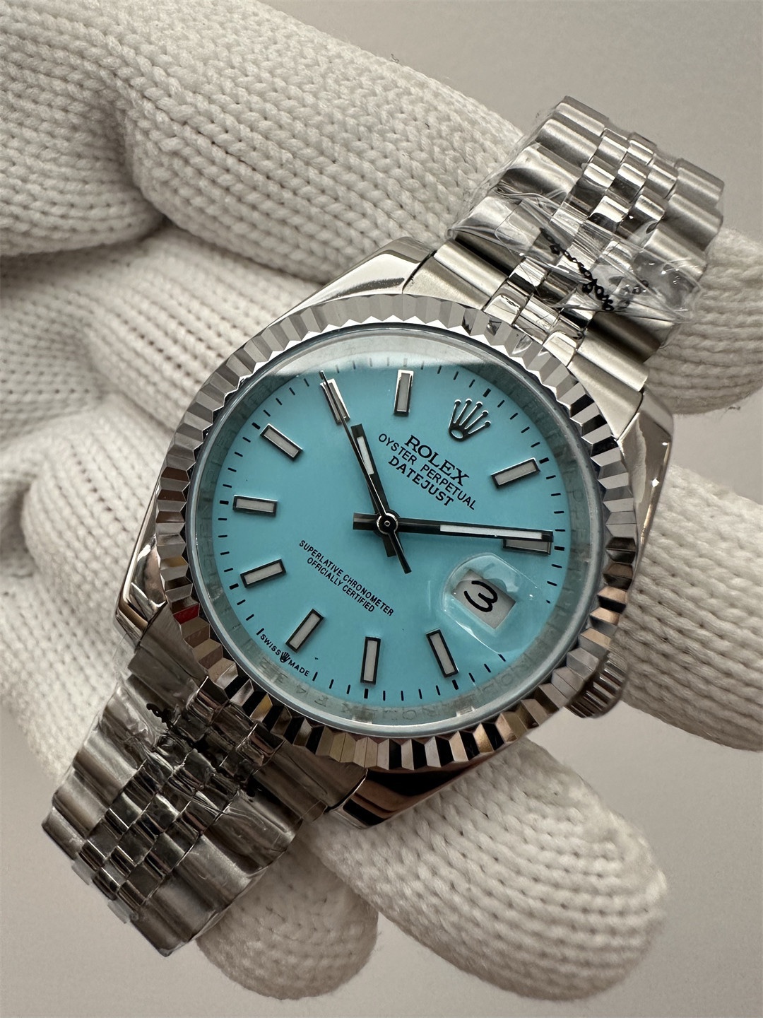 Rolex Datejust Turquoise Blue - Image 2