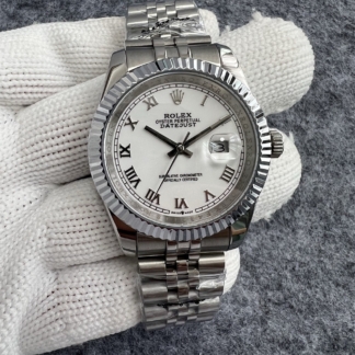 Rolex datejust Numeral Dial Fluted Bezel