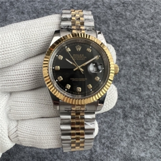 Rolex Datejust Two Tone Fluted Bezel
