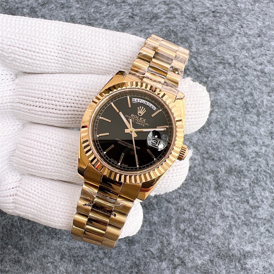 Rolex Day date Fluted Bezel