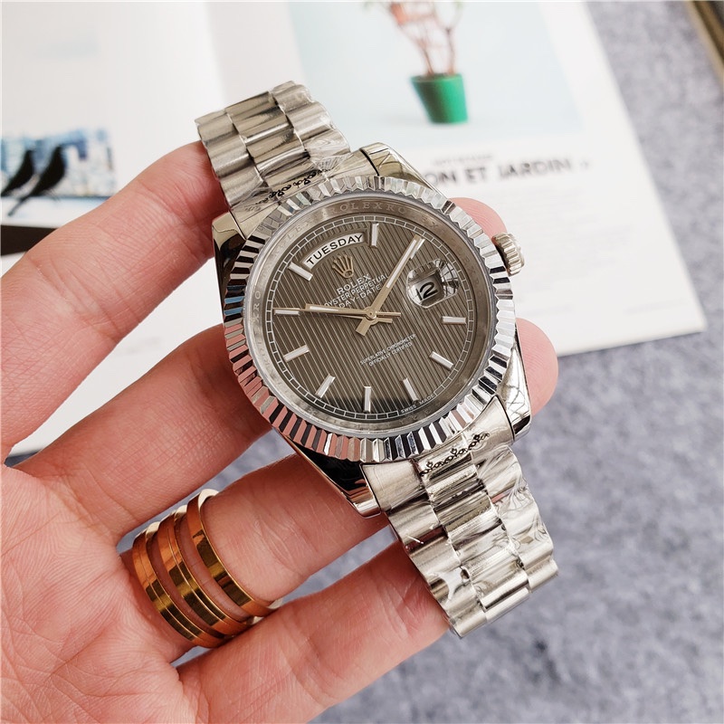 Rolex Day date Slat Grey Dial - Image 2