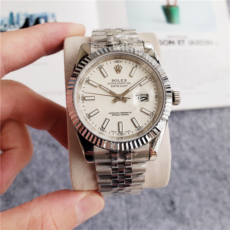 Rolex Datejust White Gold Fluted Bezel-
