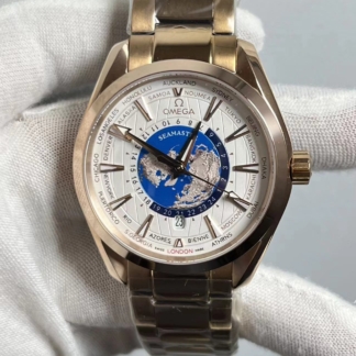 Omega Seamaster Aqua Terra GMT Worldtimer Rose Gold